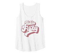 Donna Ciao Cinquanta 50 per Le Donne per Il Suo 50 Canotta