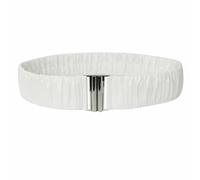 Donna Cintura Elastica Corsetto Plissettato Pieghe per Piumino Cappotto Giacca