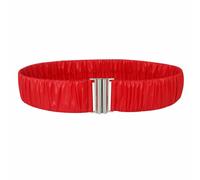 Donna Cintura Elastica Corsetto Plissettato Pieghe per Piumino Cappotto Giacca