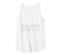 Donna Cinturino Ufficiale ACDC Rock Black Outline Logo da Donna Canotta