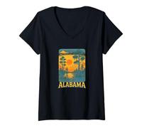 Donna Ciondolo del Sud dell'Alabama Pride Maglietta con Collo a V