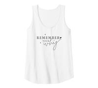 Donna Citazione ispiratrice Remember Your Why Motivational Positive Canotta