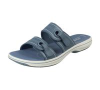 Donna Clarks Doppio Cinturino Passanti Sabot Estivo Casual Sandali - Brinkley
