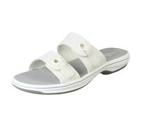 Donna Clarks Doppio Cinturino Passanti Sabot Estivo Casual Sandali Brinkley Maye