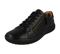 Clarks Nalle Lace, Scarpe da Ginnastica Donna, Nero, 39.5 EU Larga