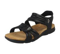 Donna Clarks Pelle Gancio E Anello Doppio Cinturino Largo Sandali Estivi Kitly