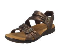 Donna Clarks Pelle Gancio E Anello Doppio Cinturino Largo Sandali Estivi - Kitly