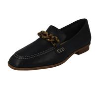 Donna Clarks pelle Morbida Punta Quadrata Mocassini Stile Smart Scarpe' Sarafyna