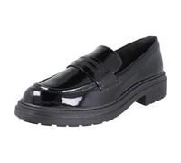 Donna Clarks Pelle Suola Doppia Rifinito Bordo Scarpe Mocassino Orinoco3 Edge