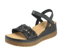 Donna Clarks Pelle Zeppa Open Toe Cinturino Sandali Estivi - Kassanda Barrette