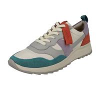 Donna Clarks Rétro Dettagliato mi-X Eva Pizzo Scarpe Ginnastica - Dashlite Jazz