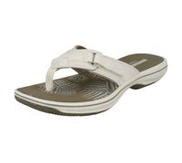Clarks Brinkley Sea, Infradito Donna, White Synthetic, 39.5 EU
