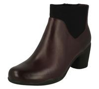Donna Clarks Smart Stivali Caviglia 'Un Rosa Medio '