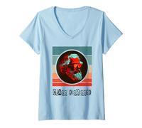 Donna Classe destituita, socialista, Comunista, Karl Marx Maglietta con Collo a V