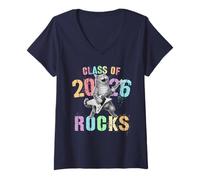 Donna Classe Kawaii del 2026 Rocks 12 Anni Dopo Gestiamo La Scuola Maglietta con Collo a V