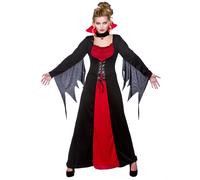 Donna Classic Vampiress Costume Halloween Vampiro Vestito Dracula