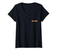 Donna Classic Vintage Tennessee Front Chest Tor Tennessee Fans Maglietta con Collo a V
