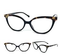 Donna Classico Rétro Occhio di Gatto Lettura Occhiali da Leopardo Cornice + 2.00