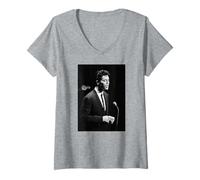 Donna Cliff Richard con Le Ombre Live Royal Command 1962 Maglietta con Collo a V