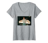 Donna Cliff Richard The Hit List Tour Miss You Nights 1994 Maglietta con Collo a V