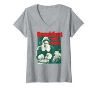 Donna Colazione con Buddy Funny Holiday Cheer Maglietta con Collo a V