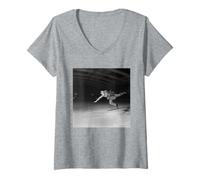 Donna Comico Norman Wisdom On Ice Trouble in Store Attore 1953 Maglietta con Collo a V