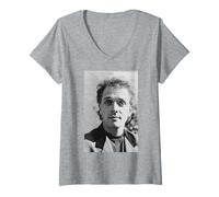 Donna Commedia di Rik Mayall Bottom The Young Ones Drop Dead Fred Maglietta con Collo a V