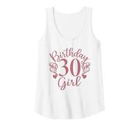 Donna Compleanno 30 Ragazza, 30, per Lei, Donne 30 Canotta