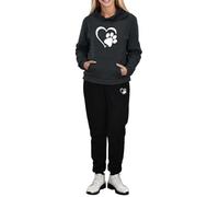 Donna Completi Due Pezzi Sportivi Leggero 2 Tuta Donne Completa Sportiva Completo Sportivo Ginnastica Curvy Felpa con Cappuccio Pantaloni Vita Alta Tutta da Casa Taglie Forti Tracksuit Sportwear