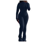 Donna Completi Due Pezzi Sportivi Leggero 2 Tute Casual Leggera con Cappuccio Set Tuta Felpa Pantaloni Vita Alta Ginnastica Tutta da Casa Taglie Forti alla moda