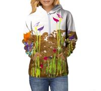 Donna con 3D, Cotone Morbido, Taglie S-4XL Donna con 3D, Cotone(P XXL) | Per Vacanze e Club, 3D Sofisticata, Donna, Poliestere Elastico, Taglie S-4XL
