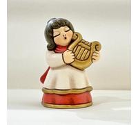 Donna con arpa pezzo Limited Edition Presepe classico rosso Thun