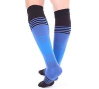 Donna con pizzo aperto e compressione graduata, alta pressione, calze al ginocchio da donna di alta qualità, senza dita, calze di sostegno, tubo circolatorio, calze da ginnastica da uomo 43-46, Bu2, L