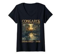 Donna Congaree National Park | South Carolina Maglietta con Collo a V