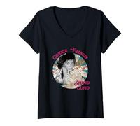 Donna Connie Francis_003 Maglietta con Collo a V