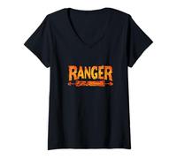 Donna Cool Ranger Spirit per un cuore avventuroso Maglietta con Collo a V