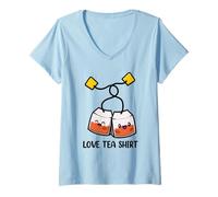 Donna Cool Sarcastic Novelty Graphic Tees - Funny Love Tea Shirt Maglietta con Collo a V