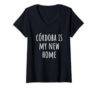 Donna Córdoba è la mia nuova casa Maglietta con Collo a V