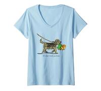 Donna Corduroy Time I Took You Home Teddy Bear Children's Book Maglietta con Collo a V