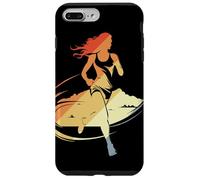 Donna Corridore Schizzo Triatleta Cardio Custodia per iPhone 7 Plus/8 Plus