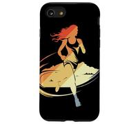 Donna Corridore Schizzo Triatleta Cardio Custodia per iPhone SE (2020) / 7 / 8