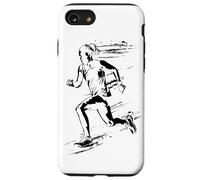 Donna Corridore Triathlon Pista da corsa Custodia per iPhone SE (2020) / 7 / 8