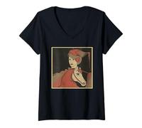 Donna Corsi Merch VOLEVO ESSERE UN DURO Tee Maglietta con Collo a V