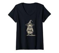 Donna Costume da rana mago per ragazzi e ragazze magici Maglietta con Collo a V