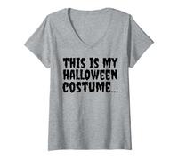 Donna Costume di Halloween con Scritta This Is My Mom Dad Toddler Boy & Girl Maglietta con Collo a V