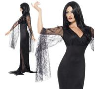Donna Costume Grim Reaper Vestito Nero Immortal Soul Costume Halloween