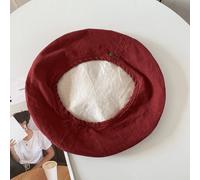 Donna Cotone Cappello Piatto Berretto Basco Retrò Casual Militare Francese Moda