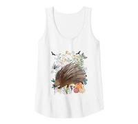 Donna Cottagecore Porcupine Halloween Summerween Acquerello Canotta
