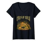 Donna Coven Of Trash Maglietta con Collo a V