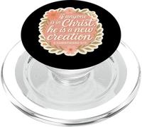 Donna cristiana Se qualcuno è in Cristo, è una nuova creazione PopSockets PopGrip per MagSafe